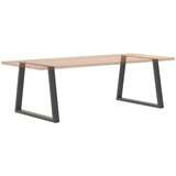  Noge za blagovaonski stol V-oblika 2 kom antracit 90 x (72-73,3) cm čelik | shoptok.hr