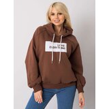 ex moda Sweatshirt-EM-BL-651/2.41X-dark brown | Shoptok.si