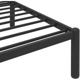  Za krevet crni metalni 140 x 200 cm | shoptok.hr