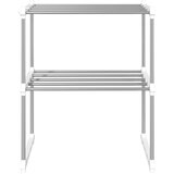  Polica za mikrovalnu pećnicu bijela 51 x 27 x 63 cm aluminijska | shoptok.hr