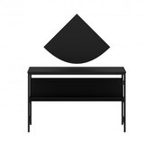Hanah home Greta Matte 7041 Crni radni sto 120x74x60 cm, Crna | Eponuda.ba