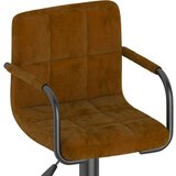  Barski stolček rjav žamet, (20967954) | Shoptok.si