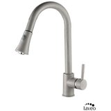 LAVEO Baterija za sudoperu Daru siva izvlačni tuš 969D | ePonuda.com