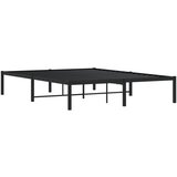 Metalni okvir za krevet crni 135x190 cm | Shoptok.si