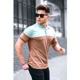 Madmext Polo T-shirt - Brown - Regular fit Cene