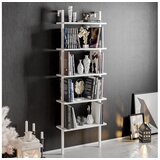  Zidna polica za knjige PIANTE 174x60 cm, bela Cene