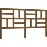  Posteljno vzglavje medeno rjavo 206x4x104 cm trdna borovina, (20684567) | Shoptok.si