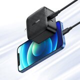 Ugreen Zidni punjač (70867) - 2x USB-C, PD, GaN 66W, 3.3A - crni | Eponuda.com