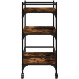 vidaXL Kuhinjska kolica boja hrasta 65x40x86 5 cm konstruirano drvo | shoptok.hr