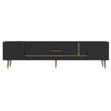 Hanah home TV komoda Dekop1, 150x48,2x29,6 cm, antracit-zlatne boje | Eponuda.ba