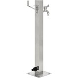  Vrtni stup za vodu od nehrđajućeg čelika četvrtasti 65 cm | shoptok.hr