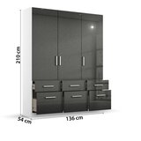 Modern Living Omara S Klasičnimi Vrati Berlin, Bela, Siva | Shoptok.si