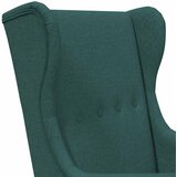  Fotelja Tamnozelena Tkanina | shoptok.hr