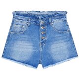 Marisse High Waist Denim Shorts L-Sh-3405 Blue | ePonuda.com