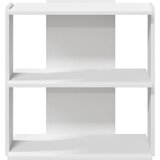  Polica za knjige 3 nivoa bijela 60x30x60 cm izrađeno drvo | shoptok.hr