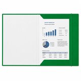  Cardboard Folder with Elastic Band, Lacquered, A4, 300 g/m2, Green | shoptok.hr