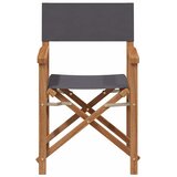  Stolac za blagovanje Siva 56 x 54 x 87 cm Čvrsto teak drvo | shoptok.hr