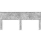 Uzglavlje s uzglavljem Betonski sivi 200 cm Konstruirano drvo | shoptok.hr