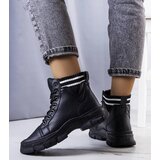 Gemre Black insulated ankle boots Innes | ePonuda.com