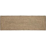 vidaXL Preproga Pletenje Naravna in črna 80 x 200 cm Juta | Shoptok.si