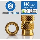 CNC Kitchen Threaded Inserts M8 Standard, M8 x 12.7 (20 pcs) Cene