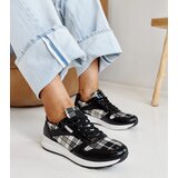 Gemre Black checkered sneakers Afifah | Shoptok.si