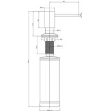 Dozator deterdženta SHR1 krom mat | shoptok.hr