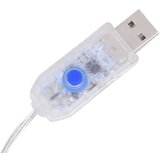 vidaXL Okrasne lučke zvezde in lune z daljincem 345 LED hladno bele | Shoptok.si