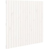  Zidno uzglavlje bijelo 108x3x110 cm od masivne borovine | shoptok.hr