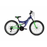 Capriolo bicikl MTB CTX240 24''''/18HT plavo-zeleno cene