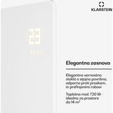 Klarstein Wonderglass infrardeča plošča | 720 W | 15 m² | Moderna steklena zasnova | 120 cm x 68 cm | Shoptok.si