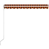  Tenda na ručno uvlačenje 350 x 250 cm narančasto-smeđa | shoptok.hr