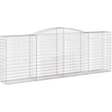  Lučne gabionske košare 5 kom 400x50x140/160cm pocinčano željezo | shoptok.hr