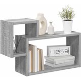  Polica na zidu Zidna montaža Siva 55 x 15 x 35 cm | shoptok.hr