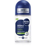 Nivea MEN Derma Control Sensitive roll-on antiperspirant za osjetljivu kožu 50 ml | shoptok.hr
