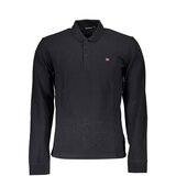 Napapijri MEN&#39;S BLACK LONG SLEEVED POLO SHIRT Cijene