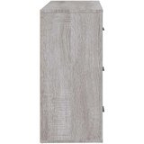  Komoda sivog hrasta sonome 80x33x70 cm od konstruiranog drva | shoptok.hr
