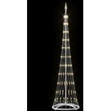  LED božićno drvce Topla bijela 51 x 51 x 190 cm Metal | shoptok.hr