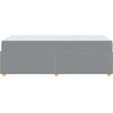  Konstrukcija postelje z vzmetnico Svetlo siva 80 x 200 cm blago | Shoptok.si