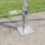  Zavareno žičano ogradno mreža s betonskom podlogom 50 x 1 m | shoptok.hr