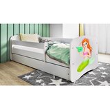 MID.YOU Dječji krevet Dreamy mala sirena 160x80 sa madracem s ladicom Bijela Cijene