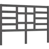 Maison Chic posteljno vzglavje - vzglavna omarica - nočna omarica sivo 156x4x104 cm trdna borovina, (21705413) Cene