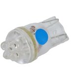Cabletech Avtomobilska žarnica, T10, 4 x LED, 12 V, modra Cene