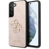 Guess GUHCS22S4GMGPI silikonski ovitek za Samsung Galaxy S22 5G - roza z zlatim logom Cene