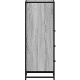 vidaXL Kopalniška omarica siva sonoma 35x37,5x100 cm inženirski les | Shoptok.si