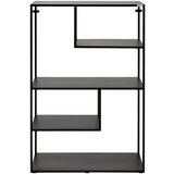 CARRYHOME regal 85/126/35 cm črna | Shoptok.si
