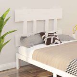  Uzglavlje za krevet bijelo 103 5x3x81 cm od masivne borovine | shoptok.hr