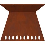  Kamin Smeđa 60 x 60 x 50 cm Čelik otporan na vremenske uvjete | shoptok.hr
