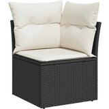 vidaXL 7-dijelni set vrtnih sofa od poliratana s jastucima crni bagrem | shoptok.hr