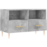 Maison Chic TV omarica - TV stojalo - Televizijska omarica betonsko siva 80x36x50 cm inženirski les, (21701331) Cene